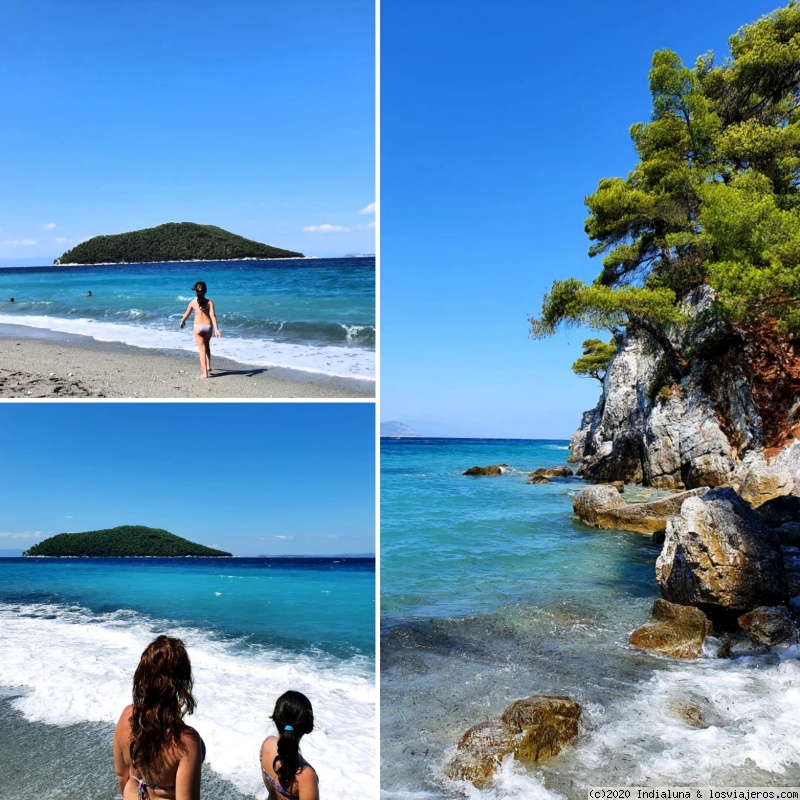 Playa de Kastani y Glossa - Esporadas 2020: Skopelos, Alonissos y Skiathos, 15 días de slow travel (3)