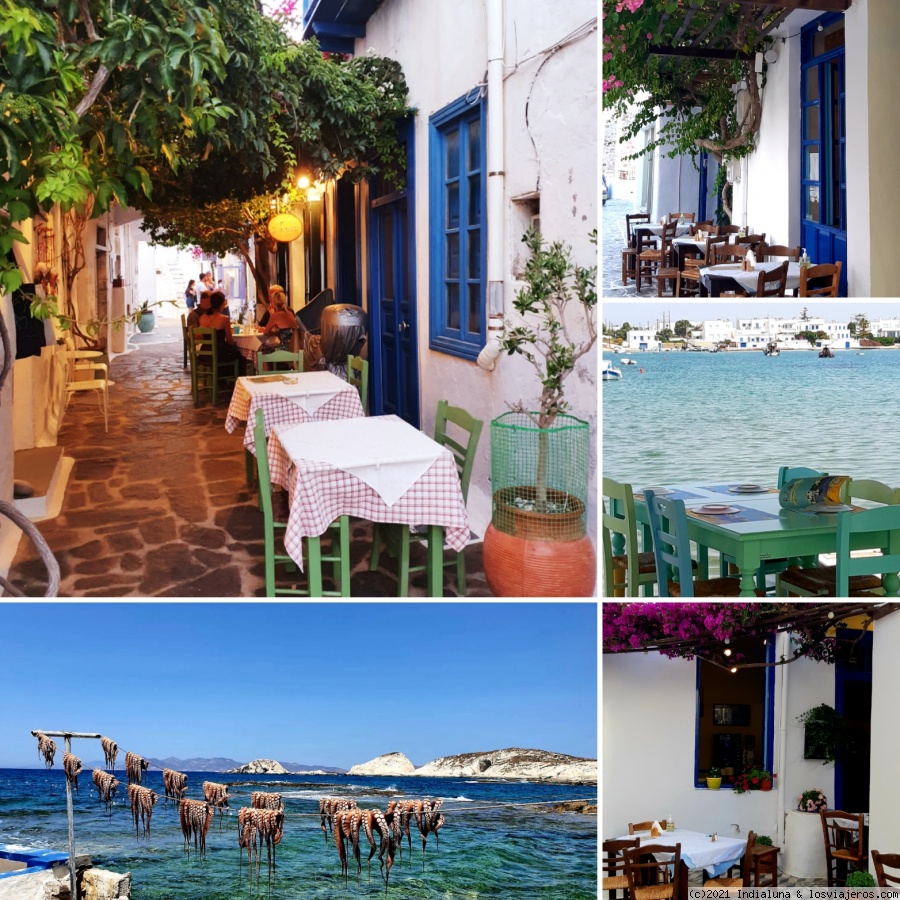 Comer en la isla de Milos, tabernas y restaurantes - Grecia, Restaurante-Grecia (1)