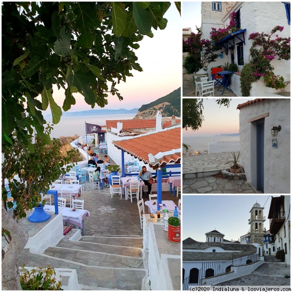 Taberna Anatoli y pueblo de Skopelos
Taberna Anatoli y pueblo de Skopelos. Esporadas
