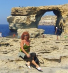 La ventana azul, en Gozo (Malta)