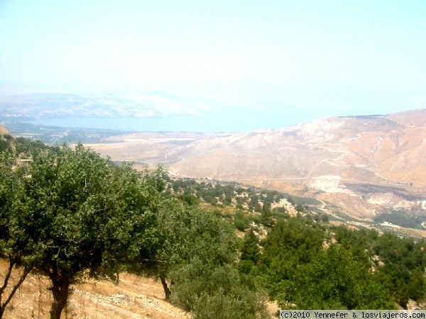 Altos del Golán y Lago Tiberíades.-Jordania
Vista de los Altos del Golán y el lago Tiberíades desde Umm Qais
