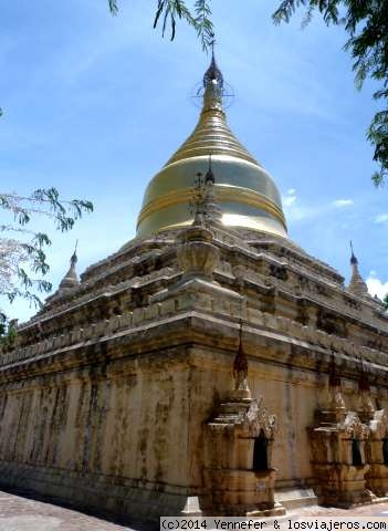 Gubyaukgyi pagoda. Bagan (Myanmar)
Uno mas de los 2.200 templos de Bagan
