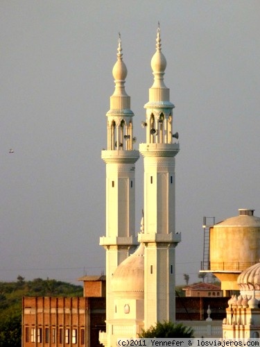 Mezquita.- Mandawa (India)
Minaretes de la mezquita de Mandawa (India)
