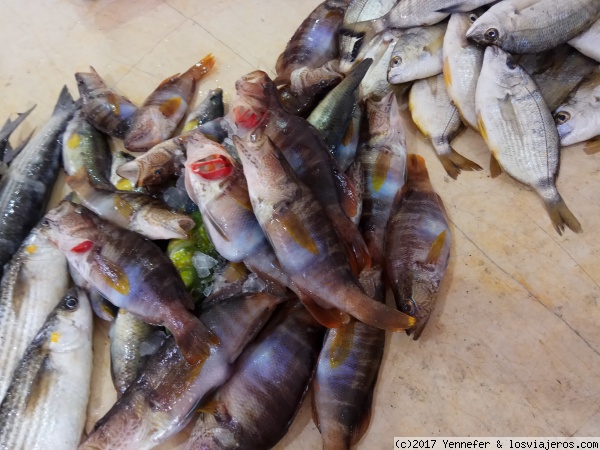 Souk de pescado en Djerba
¡al rico pescadito recién pescadito!!
