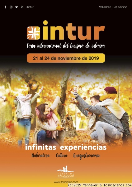 Intur 2019 (21 al 24 de noviembre) - Intur -Feria de Turismo de Interior- Valladolid - Forum Castilla and Leon