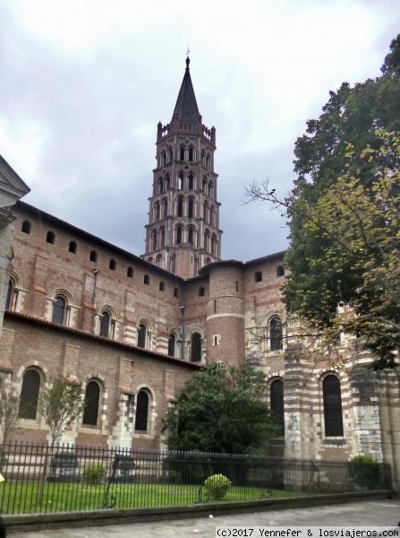 Basílica de Saint Sernin. Toulouse
Torre octogonal de la románica basílica de Saint Sernin. Toulouse
