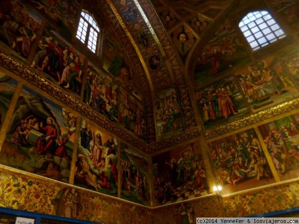 CATEDRAL DE VANK. ISFAHAN (IRÁN)
Es la iglesia armenia mas importante del país y su interior está cubierto de preciosas pinturas con escenas evangélicas.
