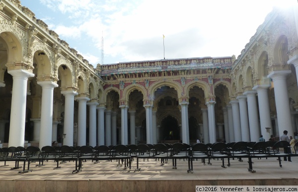 Thirumalai Nayak. Madurai - India
Gran Patio del palacio de Thirmalai Nayak
