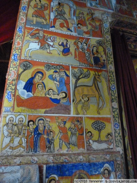 Monasterio Ura Kidane Mihret - Etiopía
Más pinturas en el mismo monasterio
