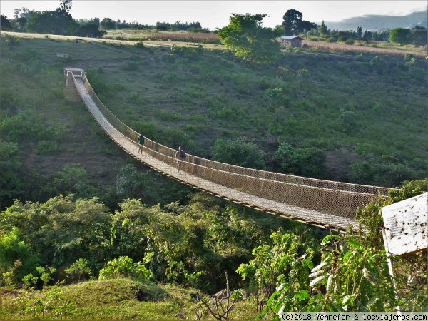 Puente Alata - Etiopía
Puente colgante Alata sobre el Nilo Azul
