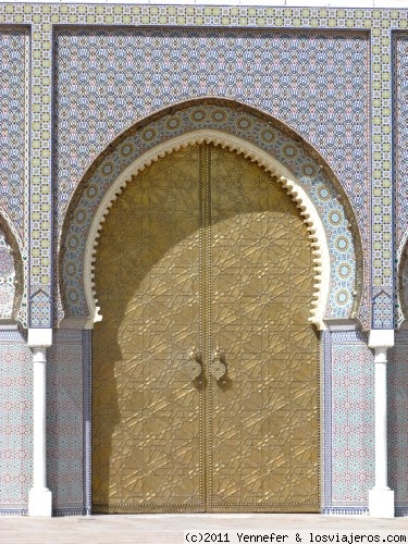 Detalle puerta.- Fez
Detalle de la puerta del Palacio Real en Fez
