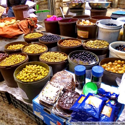 Aceitunas variadas. Amman
Mercado de Amman
