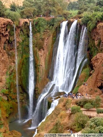 Cascadas de Ouzoud en Marruecos
Otra vista de las cascadas de Ouzoud
