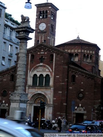 Iglesia de Santa Babila.-Milán
Iglesia de Santa Babila.- Construida posiblemente sobre una existente románica.- Restaurada en el siglo 19
