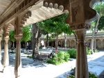Patio en el City Palace.- Udaipur (India)