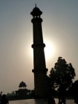 Minarete del Taj Mahal.- Agra
