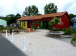 Casas de colores en Chateau d'oleron.- Isla de Oleron