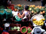 Vendedora en mercado de Chichi (Guatemala)