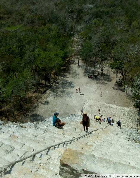 Pirámide de.Cobá.
Riviera Maya.
