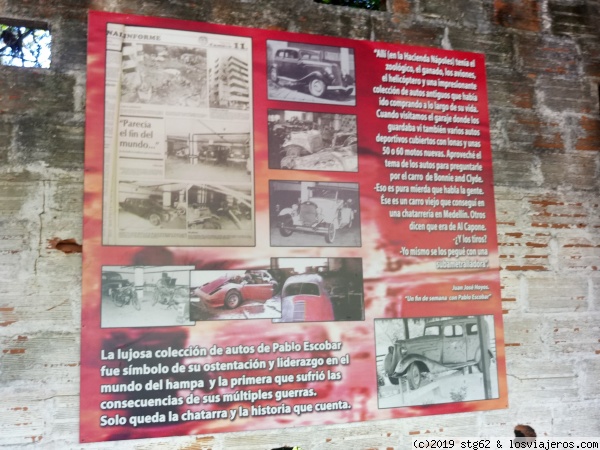 Inforrmacion
Cartel informativo de los coches de Escobar
