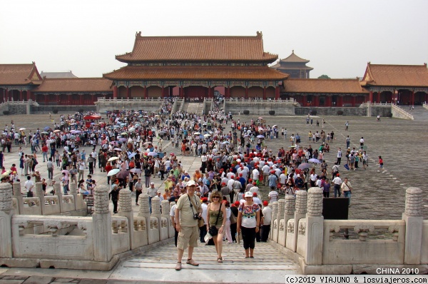 Ciudad Prohibida en Beijing
Dentro de la Ciudad Prohibida
