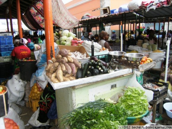 Mercado de Praia - Cabo Verde
Imagen del mercado de Praia, la capital del país.
