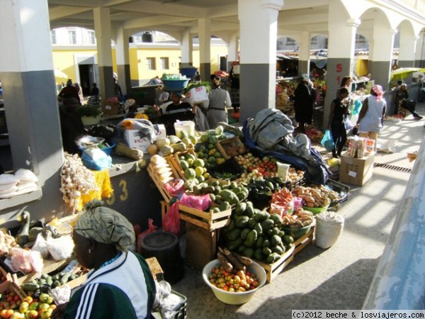 Mercado de Assomada - Cabo Verde
Imagen del mercado de Assomada en la isla de Santiago.
