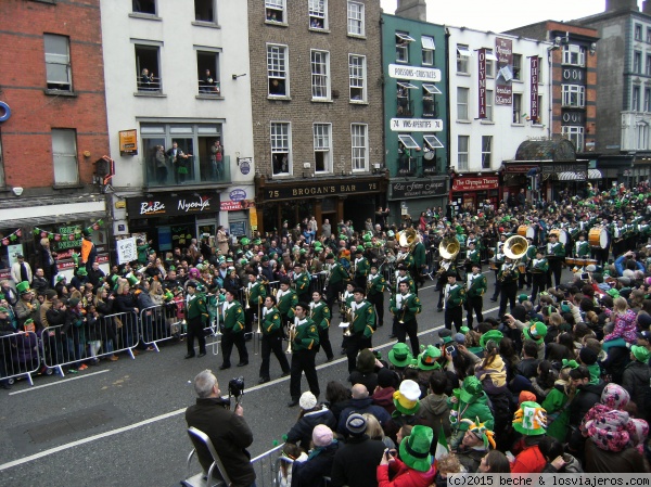 St. Patrick's Day
St. Patrick's Day Festival 2015 Dublin (Fiesta Nacional de Irlanda). Detalle del desfile. North Dakota State University Marching Band.
