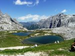 Dolomites. Glacial lakes.