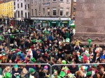 St. Patrick's Day
Patrick, Festival, Dublín, Fiesta, Nacional, Irlanda, Vista, calles, atestadas, gente