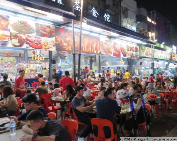 Puestos de comida en Jalan Alor
Uno de tantos. Hay muchos puestos donde elegir.
