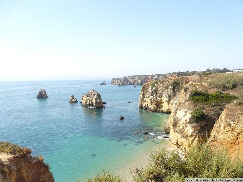 Opiniones Rutas Itinerarios Algarve en Portugal: Playa do Pinhao,  Lagos, Algarve