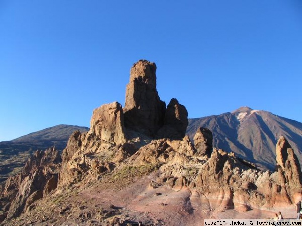 Roques de Garcia
Detalle del sitio conocido como Los Roques de Garcia en el Parque Nacional de las Cañadas del Teide.
