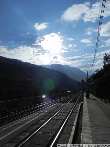 Ollantaytambo (Valle Sarado) estacion
Hacia Aguas Calientes
