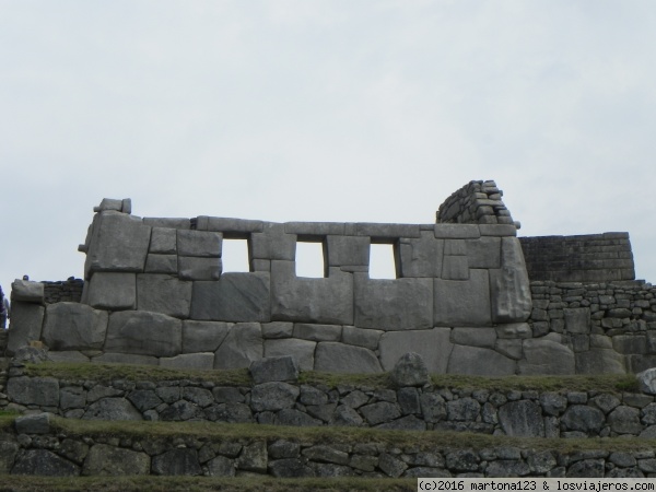Machu Pichu (Perú)
El templo de las tres ventanas

