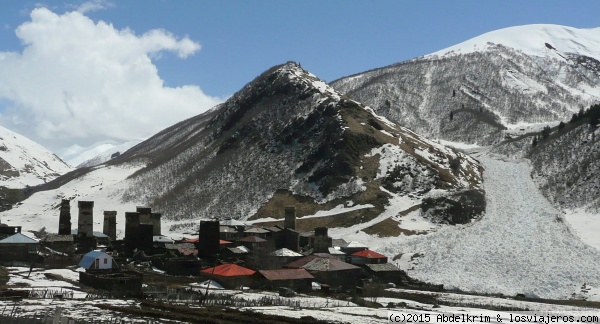 Svanetia: Ushguli
Vista de Ushguli, una de las aldeas más altas de Georgia
