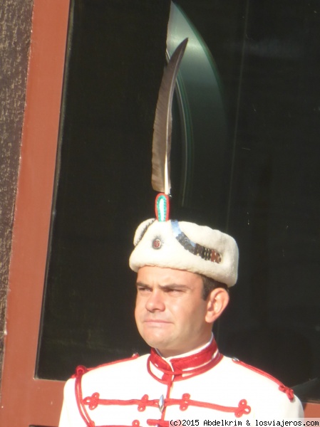 Con pluma
Soldado de la guardia de la residencia presidencial. Sofía.
