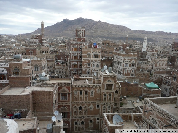 From the roof
Vista de la ciudad antigua de Sanaa desde una de sus típicas azoteas
