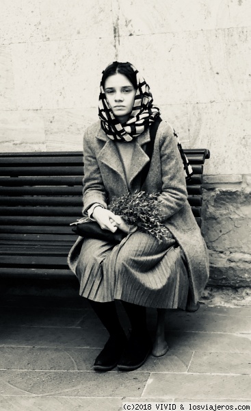 Chica ortodoxa
Chica esperando a recibir una bendición, en la catedral de Sioni, en Tiflis
