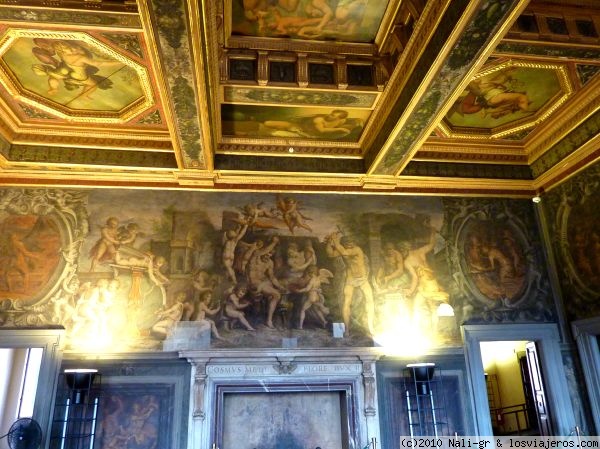 Detalles de una sala del Palazzio Vecchio, Florencia.
Todas eran preciosas.
