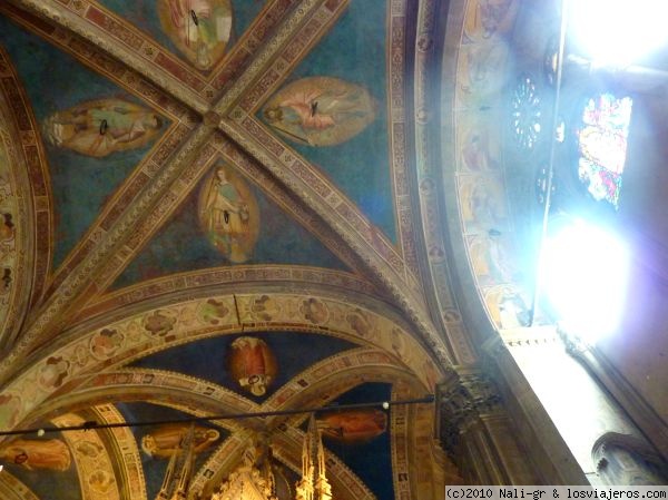 Frescos de Orsanmichele, Florencia.
No permitían fotos, pero bueno...
