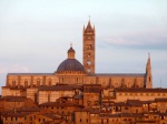 Catedral de Siena al atardecer.
Siena