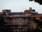 Nuestro hotel desde el mirador.