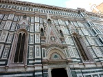Fachada lateral de la catedral de Florencia.