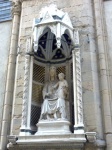 Estatua de la fachada de Orsanmichele, Florencia.
Orsanmichele Florencia