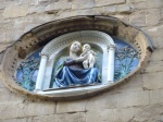 Detalle de la fachada de Orsanmichele, Florencia.
Orsanmichele Florencia
