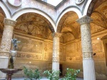 Ornamentación of the central courtyard of the Palazzo Vecchio, Florence.