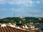 Views from the terrace of Palazzio Vecchio, Florence.