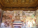 Colorida sala del Palazzio Vecchio, Florencia.