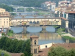 El Ponte Vecchio visto desde P. Michelangelo.
Florencia